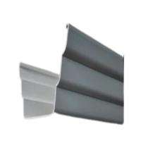 JSW Radiance Corrugated Square 13 ft Graphite Grey PPGL Rain Gutter_0