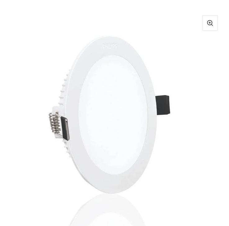 PHILIPS 15 W Round Warm White 160 x 160 x 22 mm LED Panel Lights Recessed Mounted_1