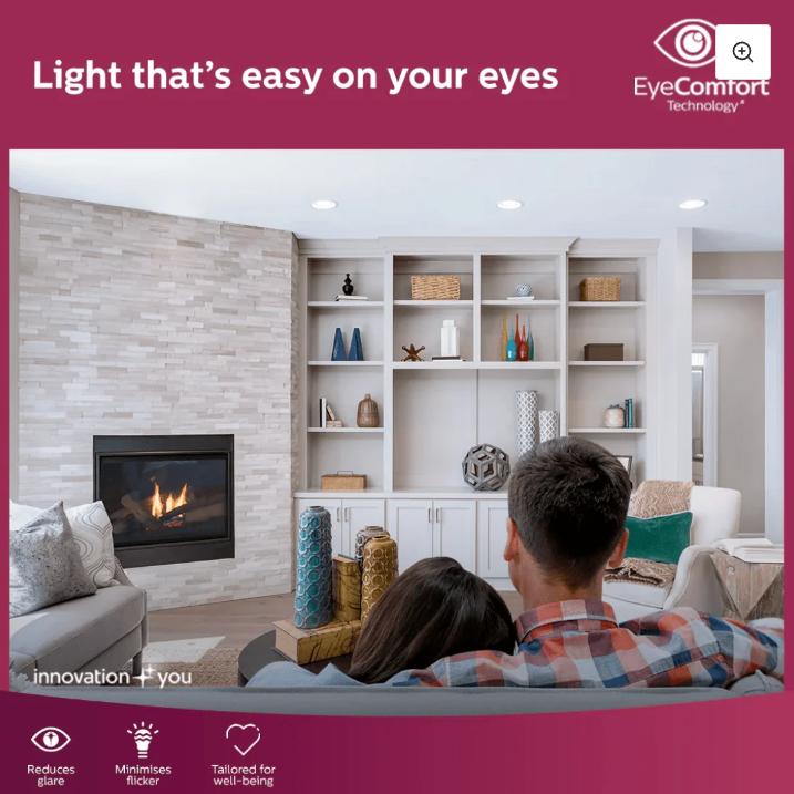 PHILIPS 18 W Round Natural White 29 x 200 x 200 mm LED Panel Lights Surface Mounted_2