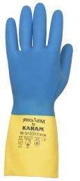 Karam Protection Against Chemicals Natural Rubber Safety Gloves HS 121 XL_0