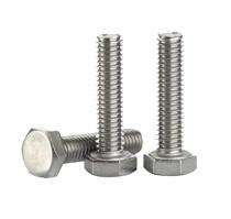M3 x 50 Hex Head Screw SS 304 Polished DIN 933_0