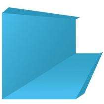JSW 0.47 mm PPGL Flashing 13 x 13 inch L Shaped_0