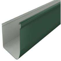Bhushan Corrugated Square 10 ft Dark Green PPGL Rain Gutter_0