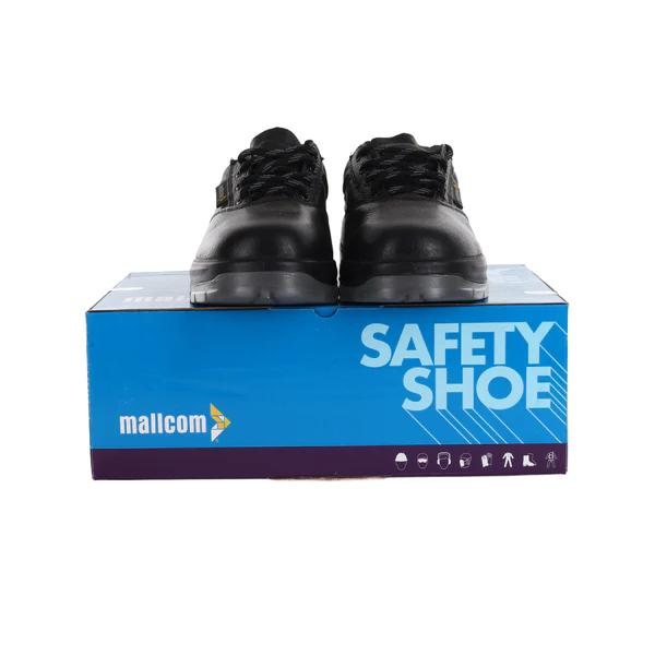 Mallcom Civet Barton Grain Leather Steel Toe Safety Shoes Black_4