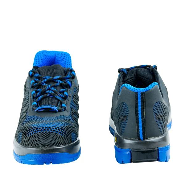 Mallcom Freddie G22 Polyester Knitted Composite Toe Safety Shoes Black and Blue_1