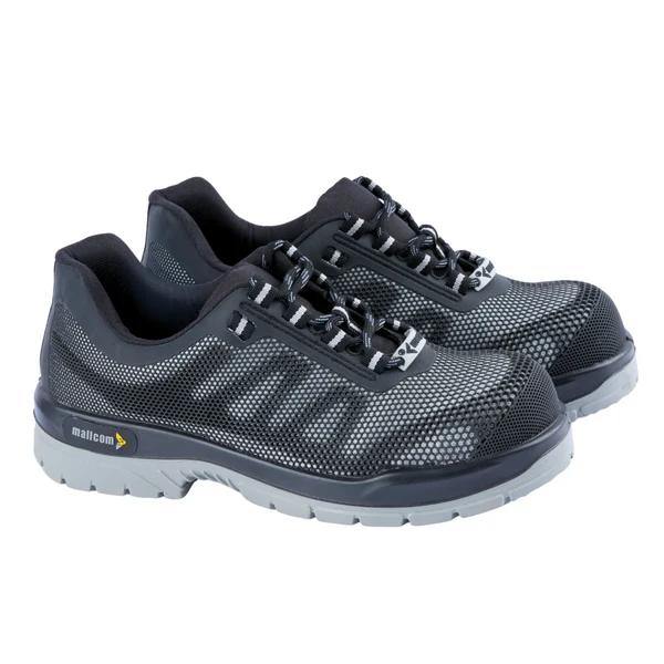 Mallcom Freddie H22 Polyester Knitted Composite Toe Safety Shoes Black and Grey_2