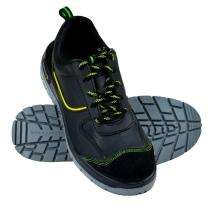Mallcom Rufus K01 Antistatic Microfibre Steel Toe Safety Shoes Black_0