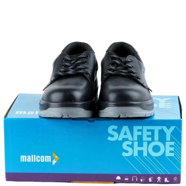 Mallcom Cougar Barton Grain Leather Steel Toe Safety Shoes Black_4
