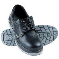 Mallcom Cougar Barton Grain Leather Steel Toe Safety Shoes Black_0