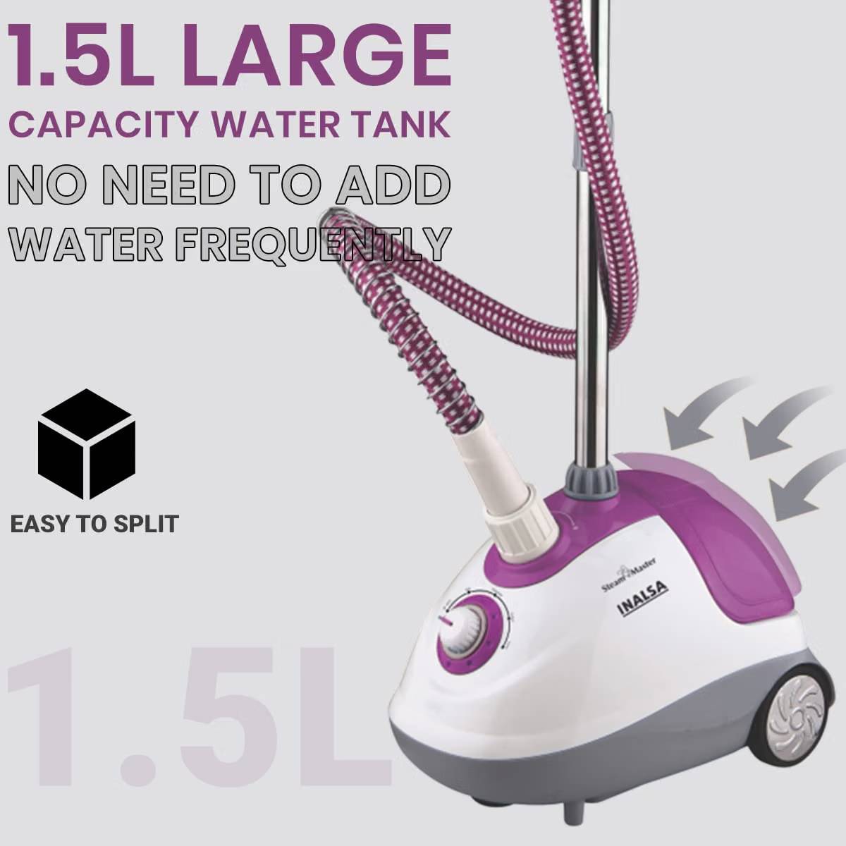 INALSA CE_IL_SteamMaster 1700 W Standing Steamer Iron_2