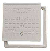 S H FIBER Chamber Manhole Cover FRP Epoxy Painted 550 x 550 mm_0