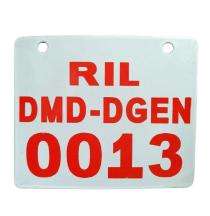 Mild Steel Rectangular 2 mm Name Plates_0