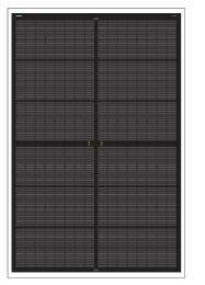 WAAREE WM -540 540 W P-Type PERC Bifacial Foldable Solar Panel_0