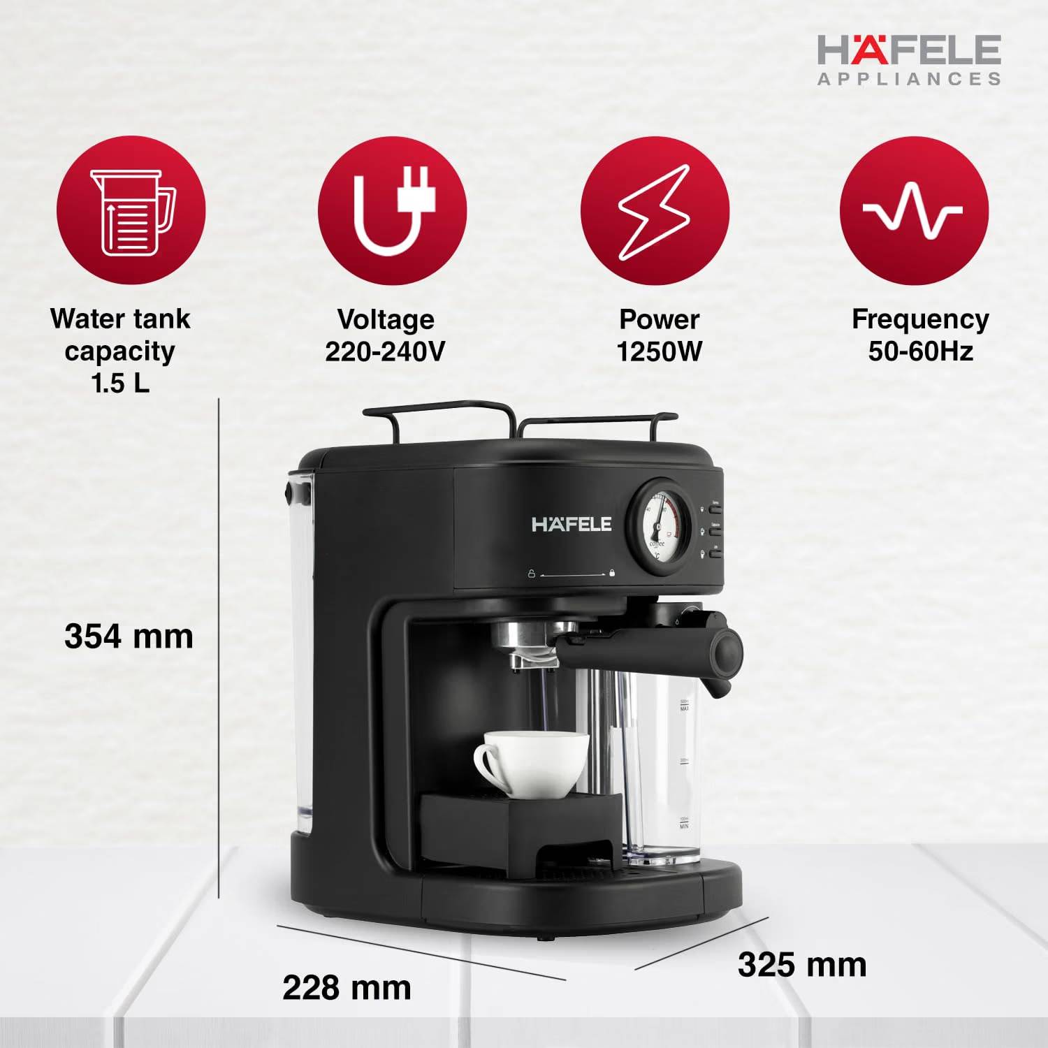 Hafele Stainless Steel Filter Coffee Maker_1