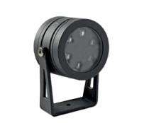 LUMI BHARAT JLPL-2206 6 W Round IP65 Warm White Aluminum and Glass Garden Light_0