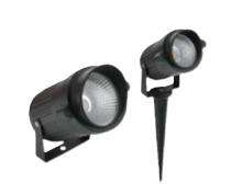 LUMI BHARAT JLPL-2400 7 W Round IP65 Warm White Aluminum and Glass Garden Light_0