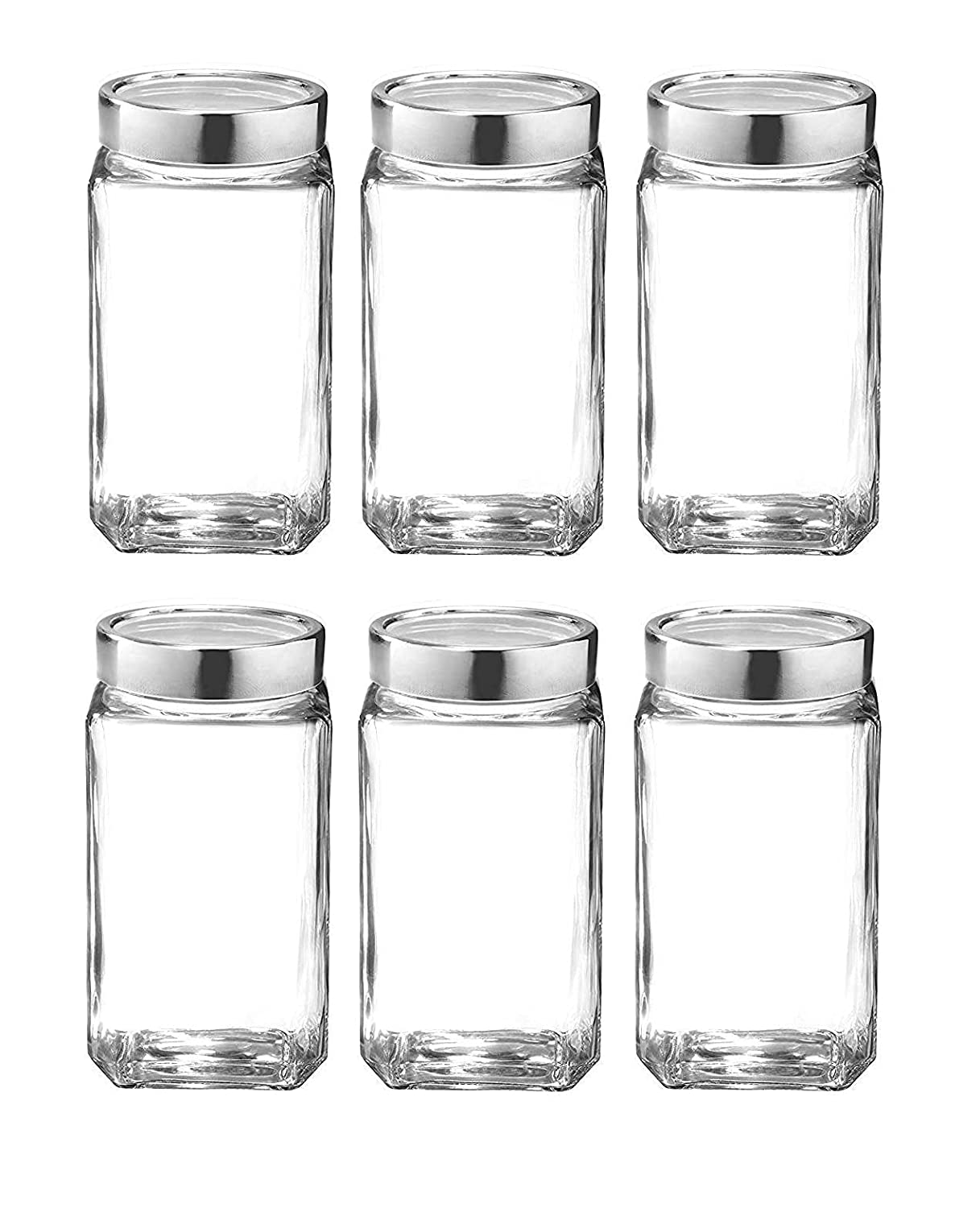 Food Storage Glass Jar Transparent 1000 mL_2